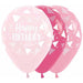 HBD TRIANGLES PINK 11" SEMPERTEX 50/BG