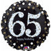 SPARKLING BDAY 65 HOLO 18" RND S55 PKG