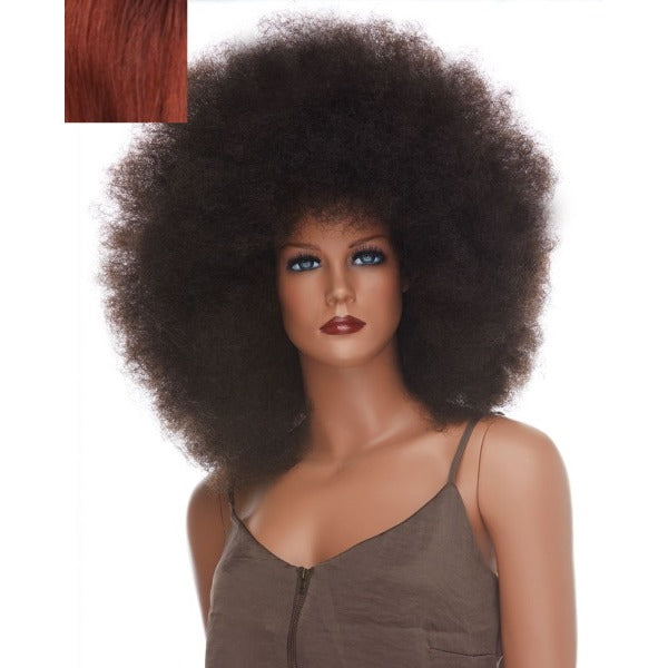 Jumbo Black Afro Costume Wig