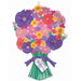 HMD SWEET FLORAL BQT 30" SHAPE P35 PKG