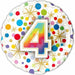 NUMBER BALLOONS "4" 18" 1/PKG