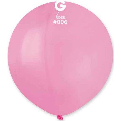 Gemar 19-Inch Rose #006 Latex Balloons, 25 Count