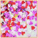 Multicolor Embossed Heart Confetti, 1/2 oz