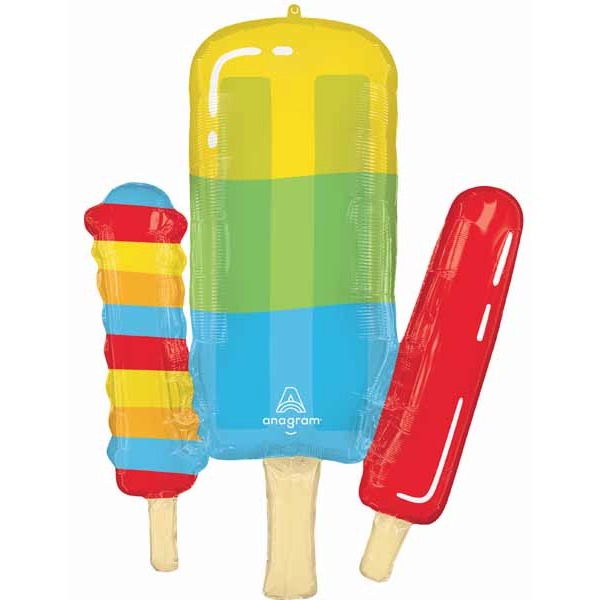 Pool Party Popsicle 34-Inch Foil Balloon