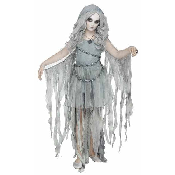 Enchanted Ghost Child Costume, Medium 8-10