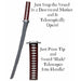 27-Inch Retractable Katana Sword Costume Accessory