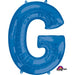 Blue Letter G Balloon, 32 Inch