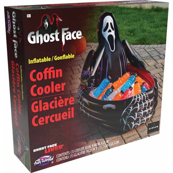 Ghost Face Coffin Inflatable Cooler