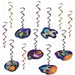 Spaceship Whirls Hanging Decorations, 12 Count