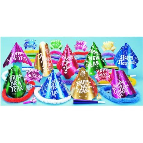 Multicolor New Year's Eve Cabaret Party Kit for 10