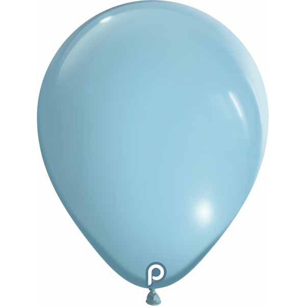 Prima Snow Day Blue 5" Latex Balloons, 100 Count