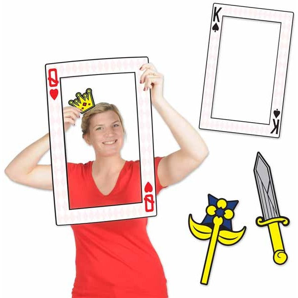 Double-Sided Playing Card Photo Fun Frame