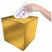 Gold Foil Card Box, 9 x 9 Inches