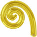 14-Inch Gold Kurly Spiral Foil Balloon