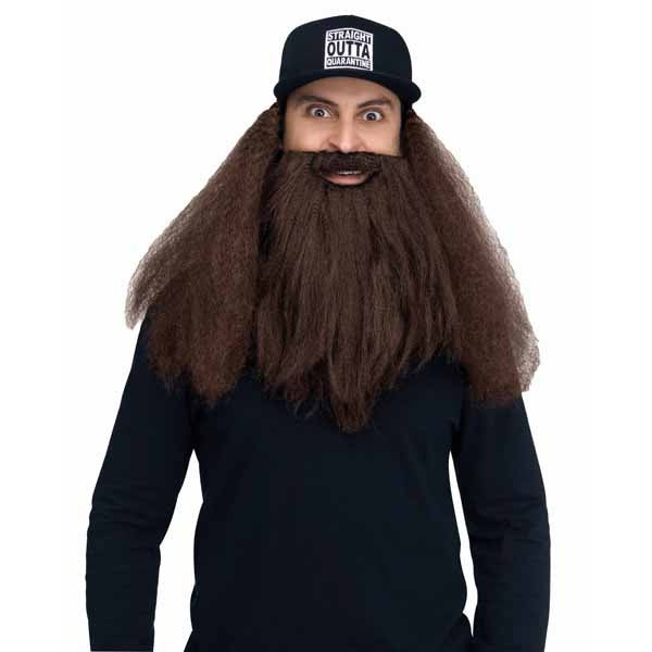 Straight Outta Quarantine Hat and Beard Costume Set