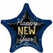 Celestial New Year 19" Star Foil Balloon
