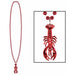 33-Inch Bead Necklaces with Crawfish Medallions, 3-Pack