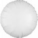 18-Inch Metallic White Round Foil Balloon