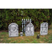 22-Inch Photoreal Skull Halloween Tombstone