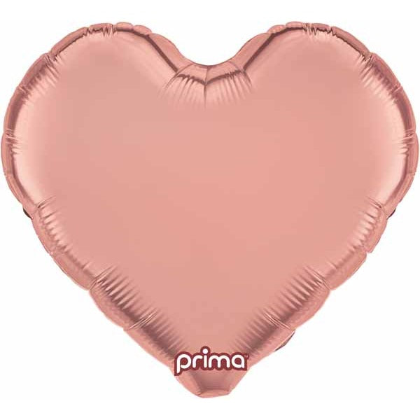 PRIMA ROSE GOLD 32" HEART FOIL 1/PK