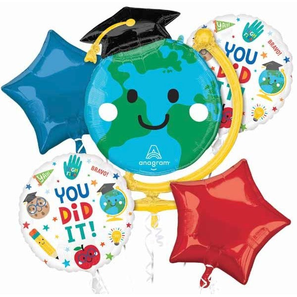 Graduation Fun Foil Balloon Bouquet