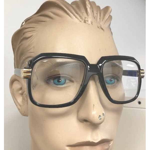 Black Frame Clear Lens Costume Glasses, 12 Pairs