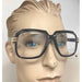 Black Frame Clear Lens Costume Glasses, 12 Pairs