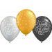 HAPPY NEW YEAR SCRIP 12" CLASSY 50/BAG