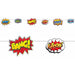 Hero Action Signs Superhero Party Streamer