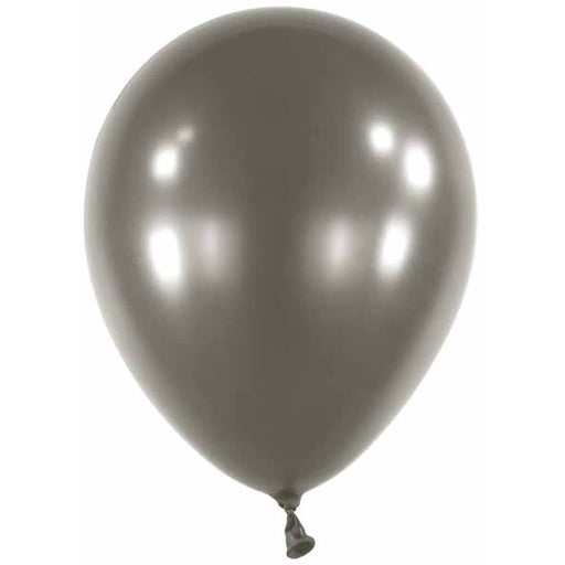 Anagram Pearl Jet Black 5-Inch Latex Balloons, 100 Count