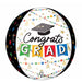 Grad Party Pom Pom 16-Inch Orbz Foil Balloon
