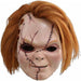 Curse of Chucky Scarred Chucky Mask with Attached Wig