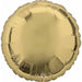 18-Inch White Gold Round Foil Balloon