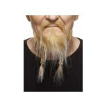 Blonde and White Costume Moustache and Beard Set