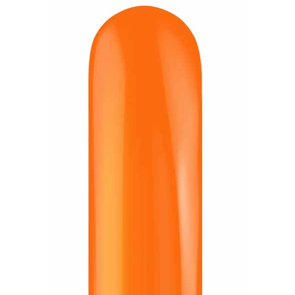 TUFTEX 260 Standard Orange Latex Twisting Balloons, 50 Count