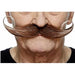 MOUSTACHE BROWN/WT 18CM X 5CM