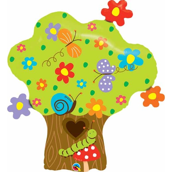 Enchanted Tree in Bloom 37" Shaped Foil Balloon