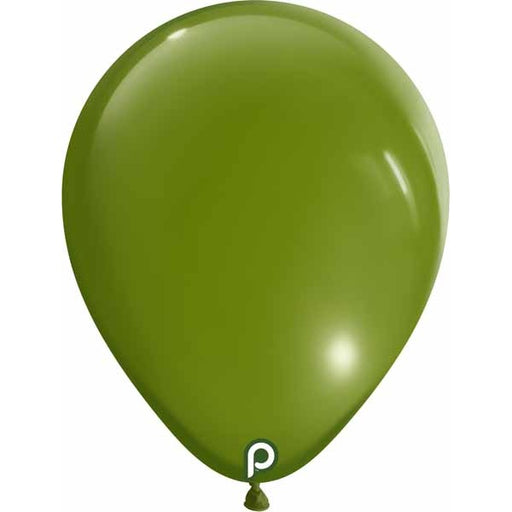 Prima Matcha Green 5" Round Latex Balloons, 100 Pack