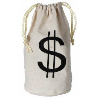 Fabric Drawstring Money Bag, 8.5 x 6.5 Inches