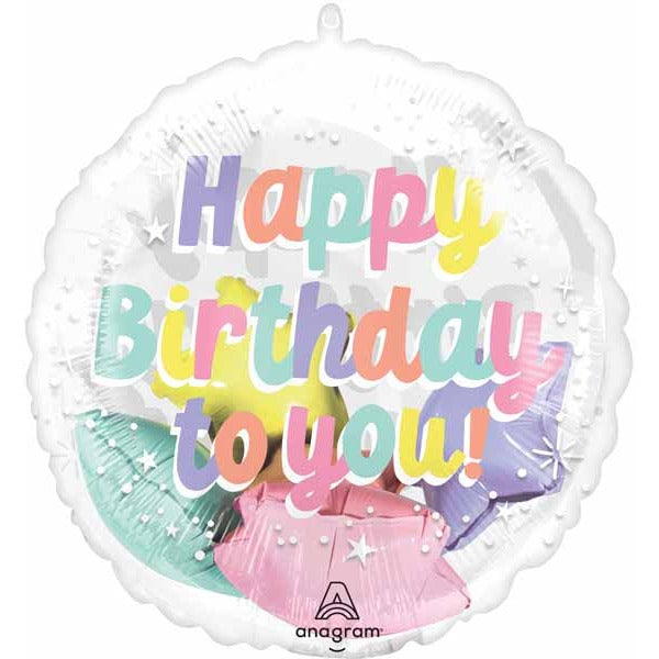 20-Inch Pearlized Birthday Insider Balloon