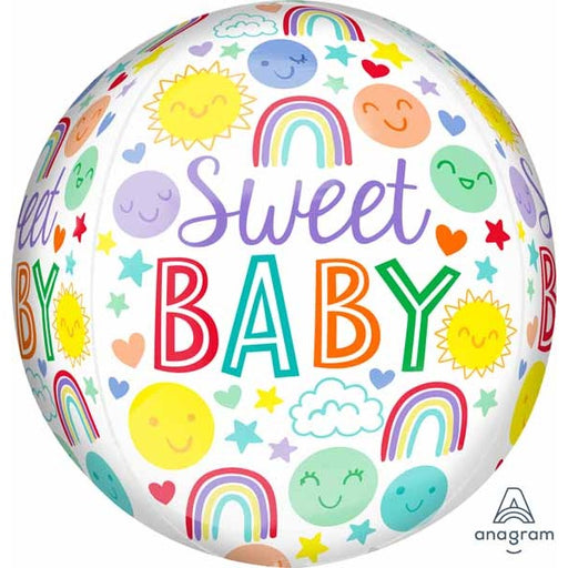 Sweet Baby Icons 16-Inch Orbz Foil Balloon