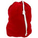 Red Velvet Santa Toy Bag, 29 x 36 Inches