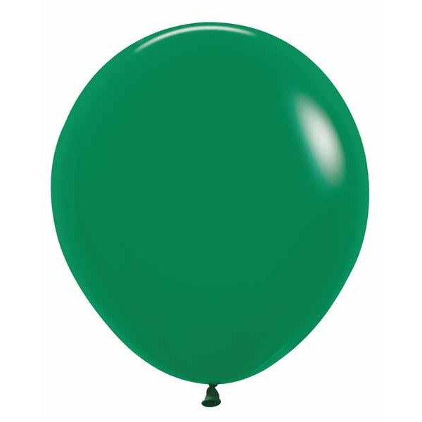 Sempertex Forest Green 18-Inch Latex Balloons, 25 Count