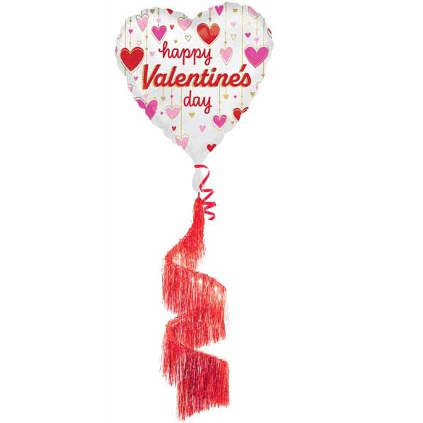 HVD SATIN DANGLING HEARTS TAIL 68" P60