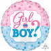 GENDER REVEAL 18" HX RND S40 PKG