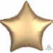 19" Gold Satin Star Foil Balloon