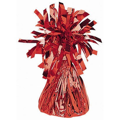 Red Foil Fringe Balloon Weight, 170 g
