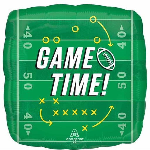 Game Time 18-Inch Square Foil Balloon