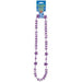 Purple Congrats Grad Bead Necklace, 36 Inches