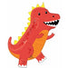 Cool Dinos 31-Inch Shaped Foil Balloon
